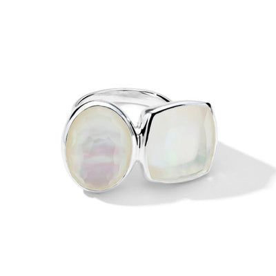 Ippolita Rings in Silver containing Mother of pearl, Quartz, Multi-gemstone SR1064DFMOP