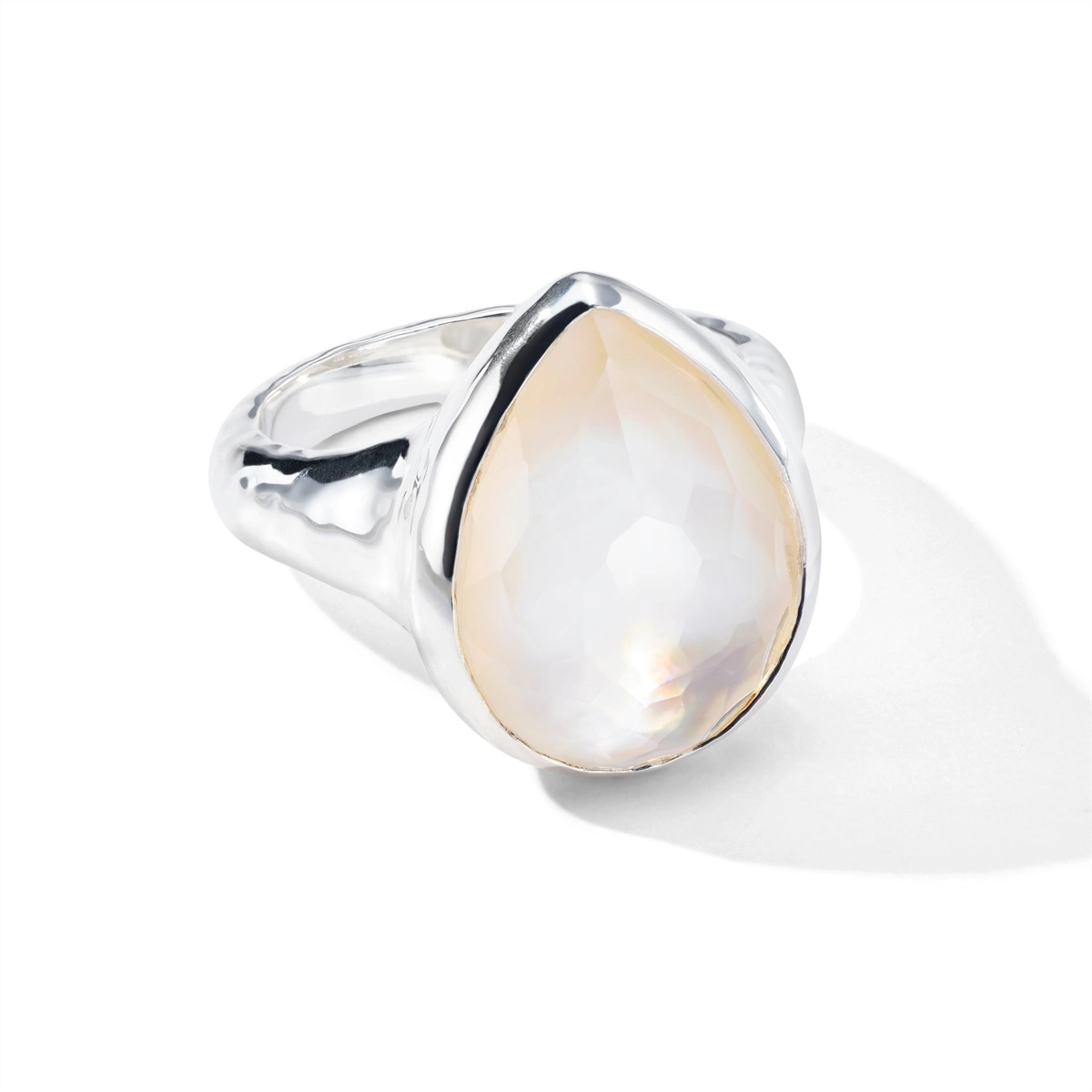 Ippolita Rings in Silver containing Mother of pearl, Quartz, Multi-gemstone SR1085DFMOP