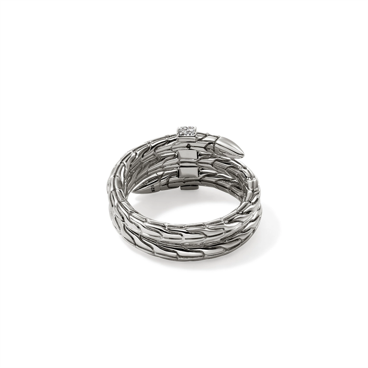 John Hardy Rings in Silver containing Diamond RBP986812DIX7