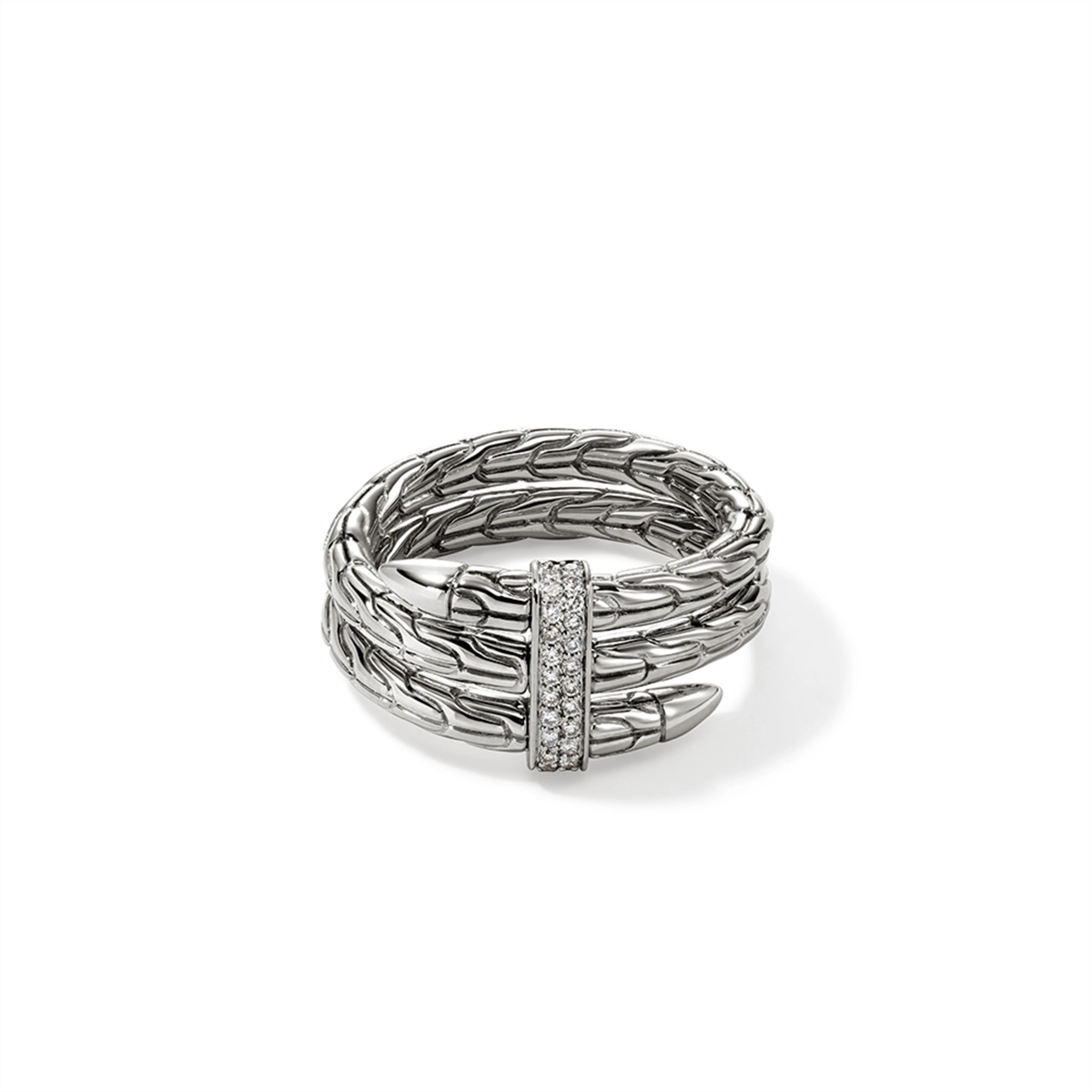 John Hardy Rings in Silver containing Diamond RBP986812DIX7