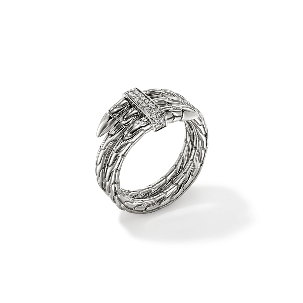 John Hardy Rings in Silver containing Diamond RBP986812DIX7