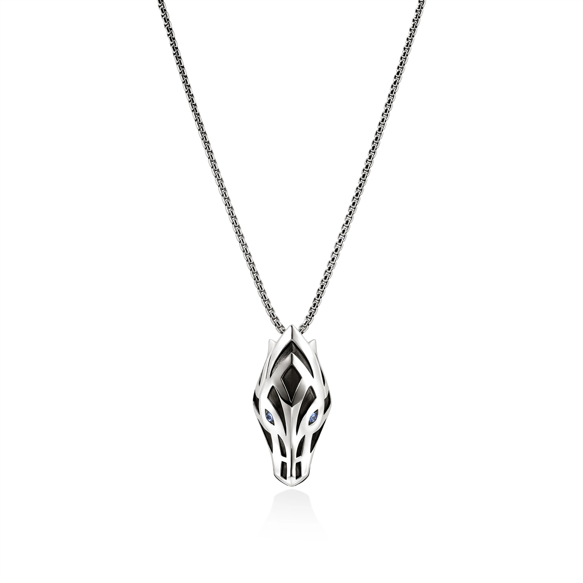 John Hardy Necklaces in Silver containing Sapphire NMS603631BSPX22