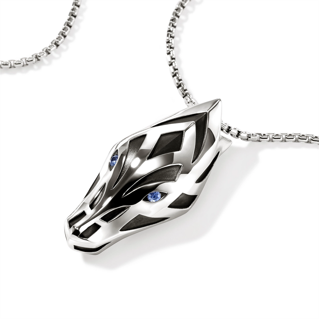 John Hardy Necklaces in Silver containing Sapphire NMS603631BSPX22
