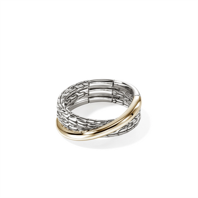 John Hardy Rings in Mixed Metals RZZ98715X7