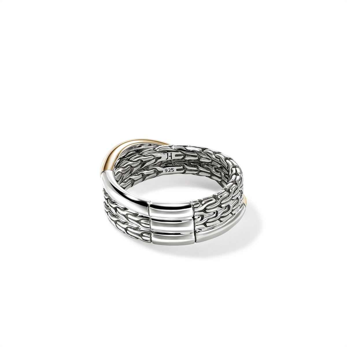 John Hardy Rings in Mixed Metals RZZ98715X7