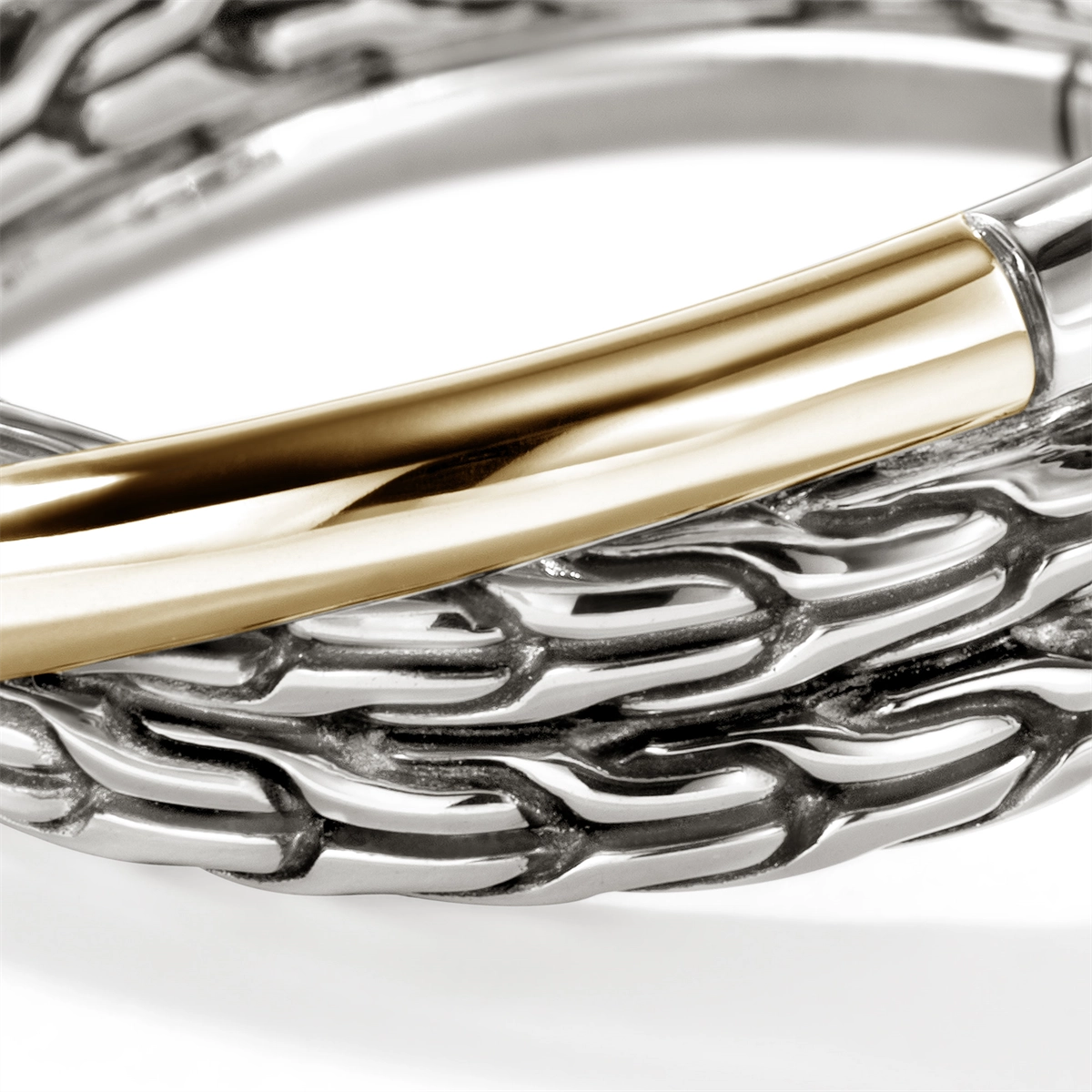 John Hardy Rings in Mixed Metals RZZ98715X7