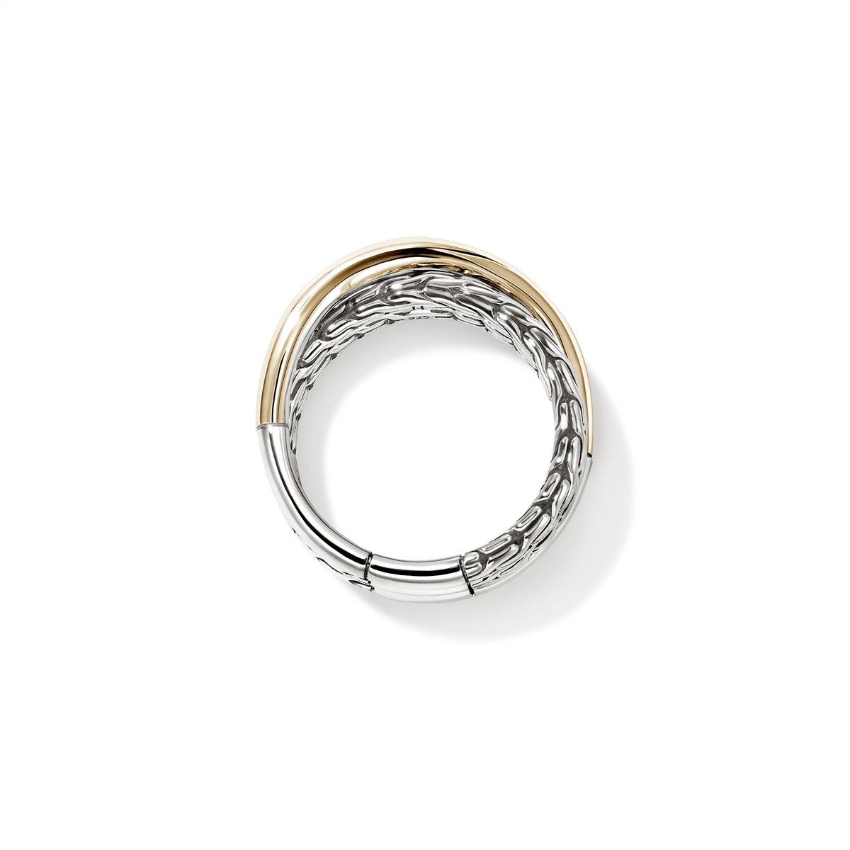 John Hardy Rings in Mixed Metals RZZ98715X7