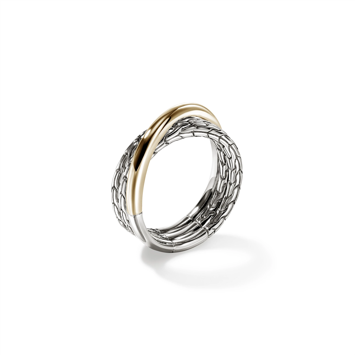 John Hardy Rings in Mixed Metals RZZ98715X7
