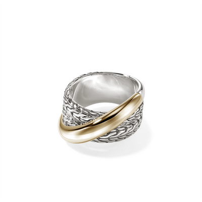 John Hardy Rings in Mixed Metals RZZ98716X7