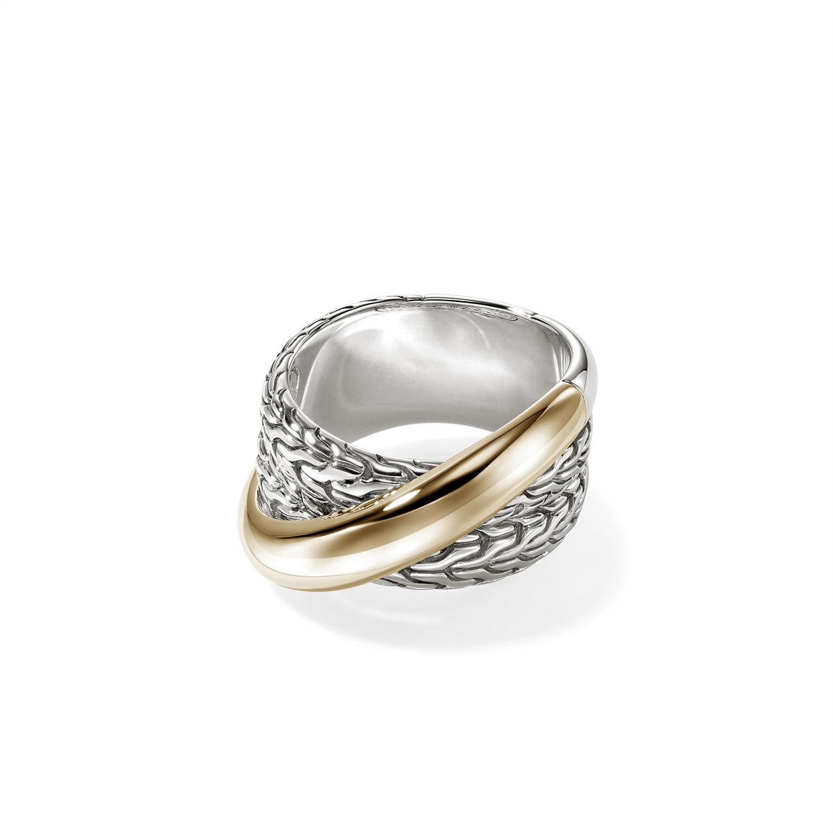 John Hardy Rings in Mixed Metals RZZ98716X7