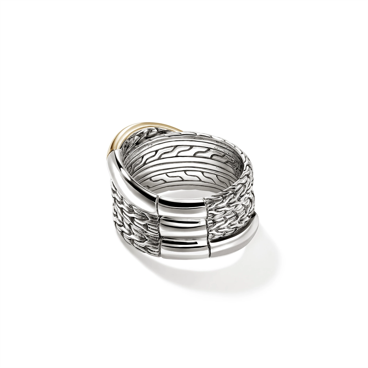 John Hardy Rings in Mixed Metals RZZ98716X7