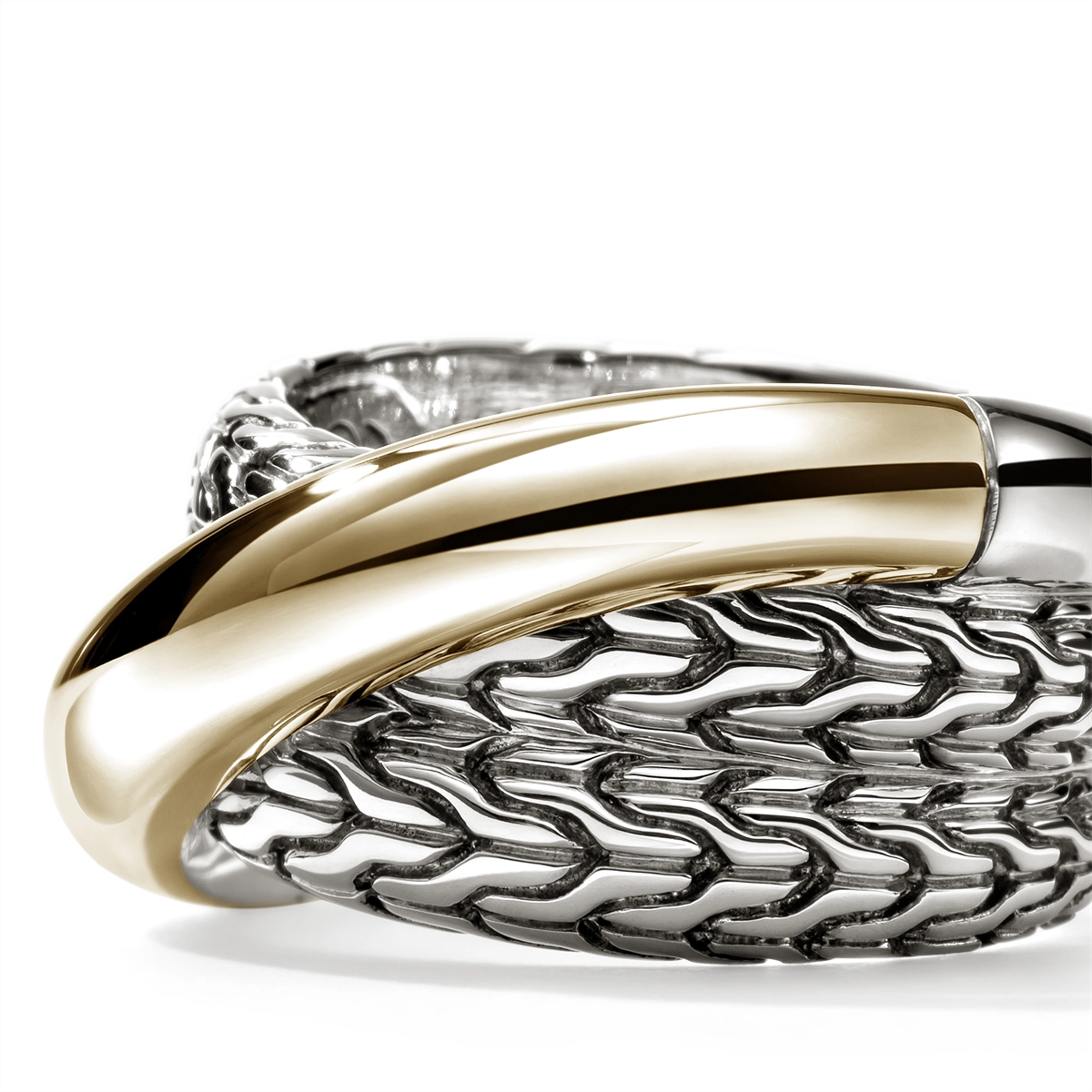 John Hardy Rings in Mixed Metals RZZ98716X7