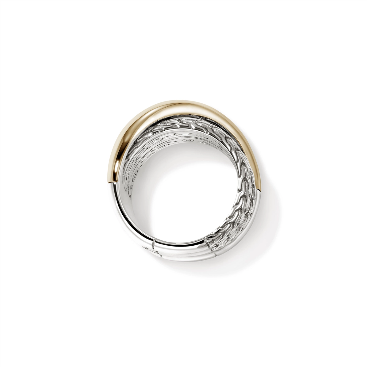 John Hardy Rings in Mixed Metals RZZ98716X7