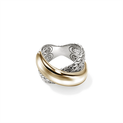 John Hardy Rings in Mixed Metals RZZ98717X8