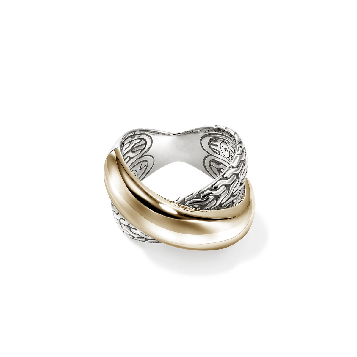 John Hardy Rings in Mixed Metals RZZ98717X8