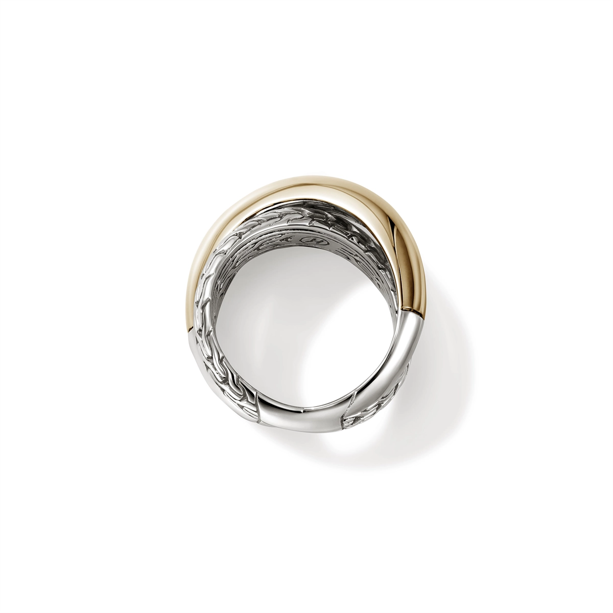 John Hardy Rings in Mixed Metals RZZ98717X8