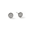 John Hardy Earrings in Silver containing Diamond EBP987022DI