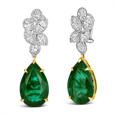 csv_image Le Vian Earring in Platinum/Palladium containing Multi-gemstone, Diamond, Emerald MLAA300