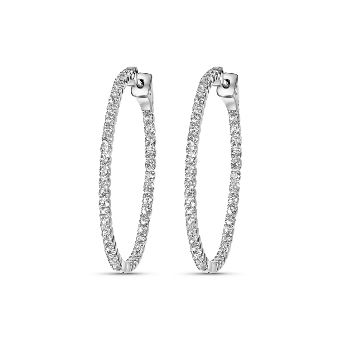 Earrings Earrings in White Gold containing Diamond 440340