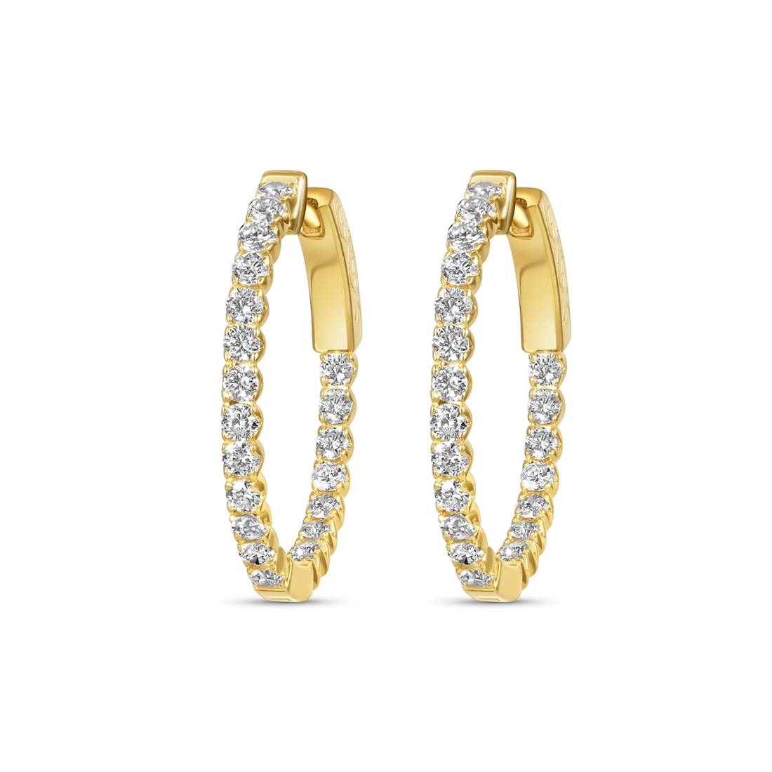 Earrings Earrings in Yellow Gold containing Diamond 440346