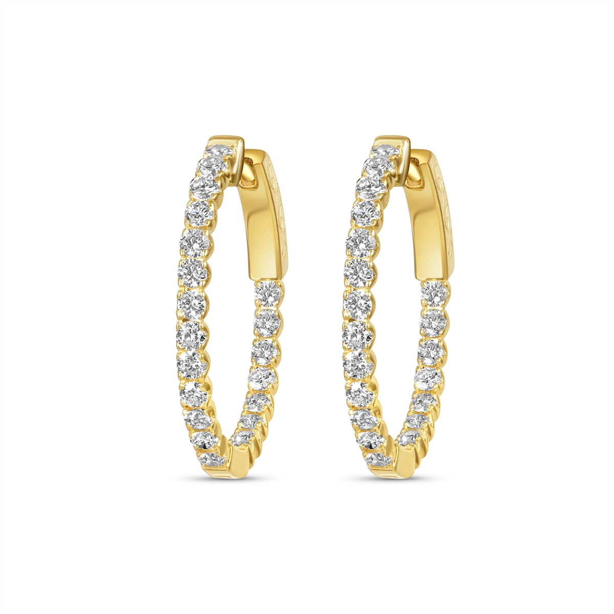 Earrings Earrings in Yellow Gold containing Diamond 440346