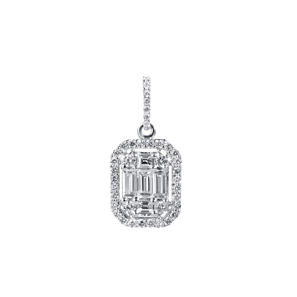 Pendants Pendants in White Gold containing Diamond 440348