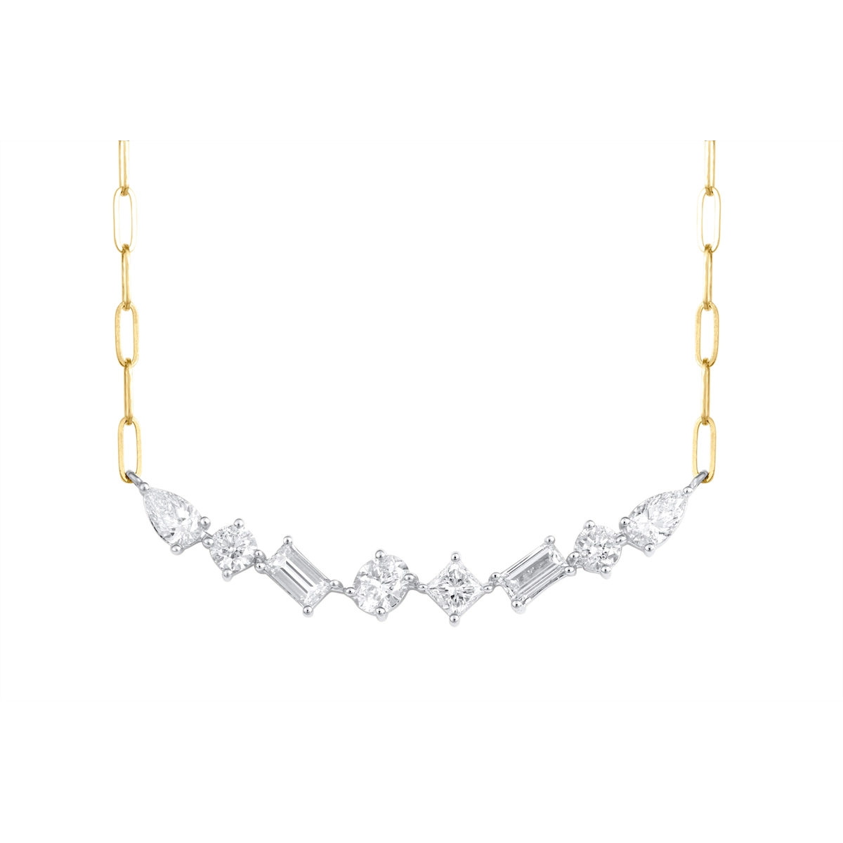 Necklaces Necklaces in Mixed Metals containing Diamond 440352