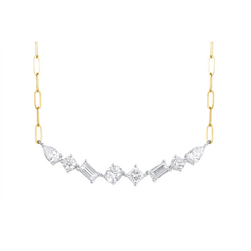 Necklaces Necklaces in Mixed Metals containing Diamond 440352