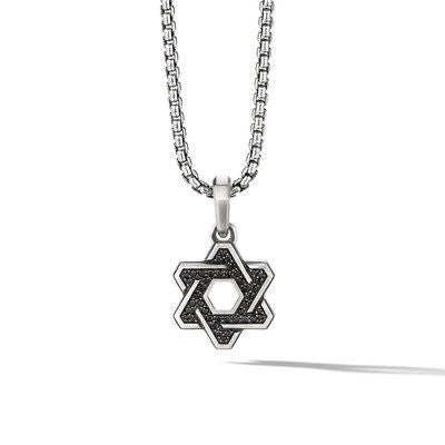 David Yurman Pendants in Silver containing Black diamond D25360MSSABD