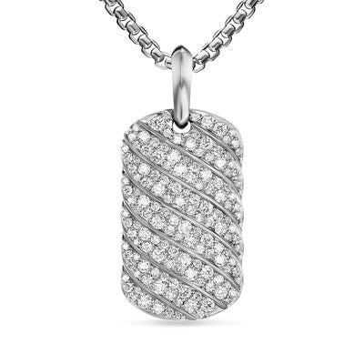David Yurman Pendants in Silver containing Diamond D25958MSSADI
