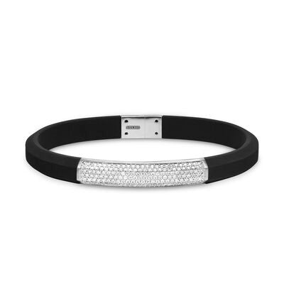 David Yurman Bracelets in Silver containing Diamond B25806MSSADIRBRBKM
