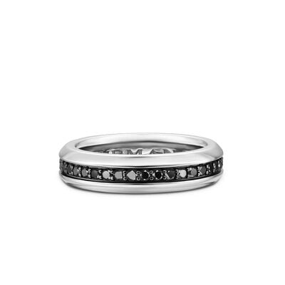 David Yurman Rings in White Gold containing Black diamond R25125M8WABD10