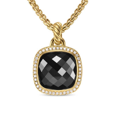 David Yurman Pendants in Yellow Gold containing Black onyx, Multi-gemstone, Diamond D18307D88ABODI