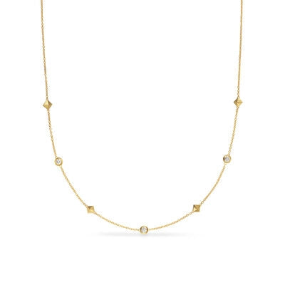David Yurman Necklaces in Yellow Gold containing Diamond N18030D88ADI16