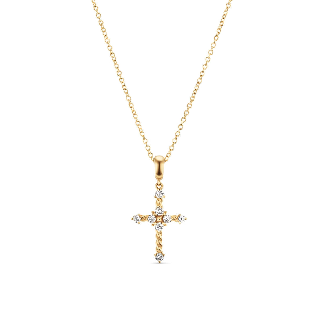 David Yurman Necklaces in Yellow Gold containing Diamond N18319D88ADI17