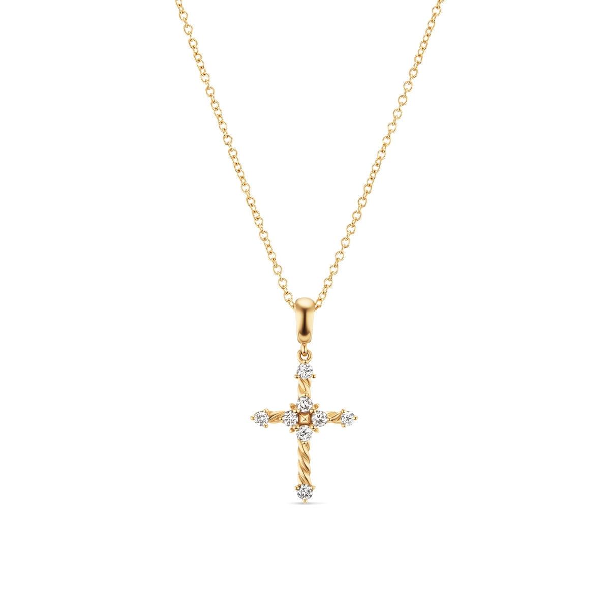 David Yurman Necklaces in Yellow Gold containing Diamond N18319D88ADI17