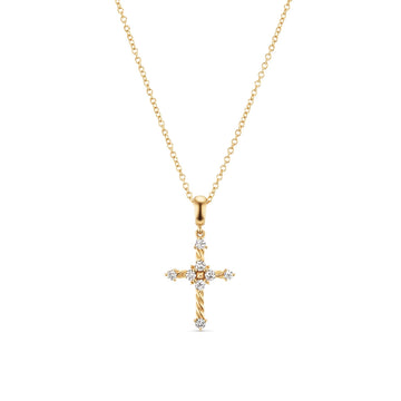 David Yurman Necklaces in Yellow Gold containing Diamond N18319D88ADI17