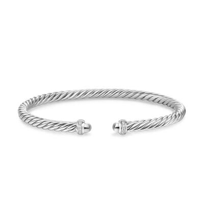 David Yurman Bracelets in Silver containing Diamond B18092DSSADIM