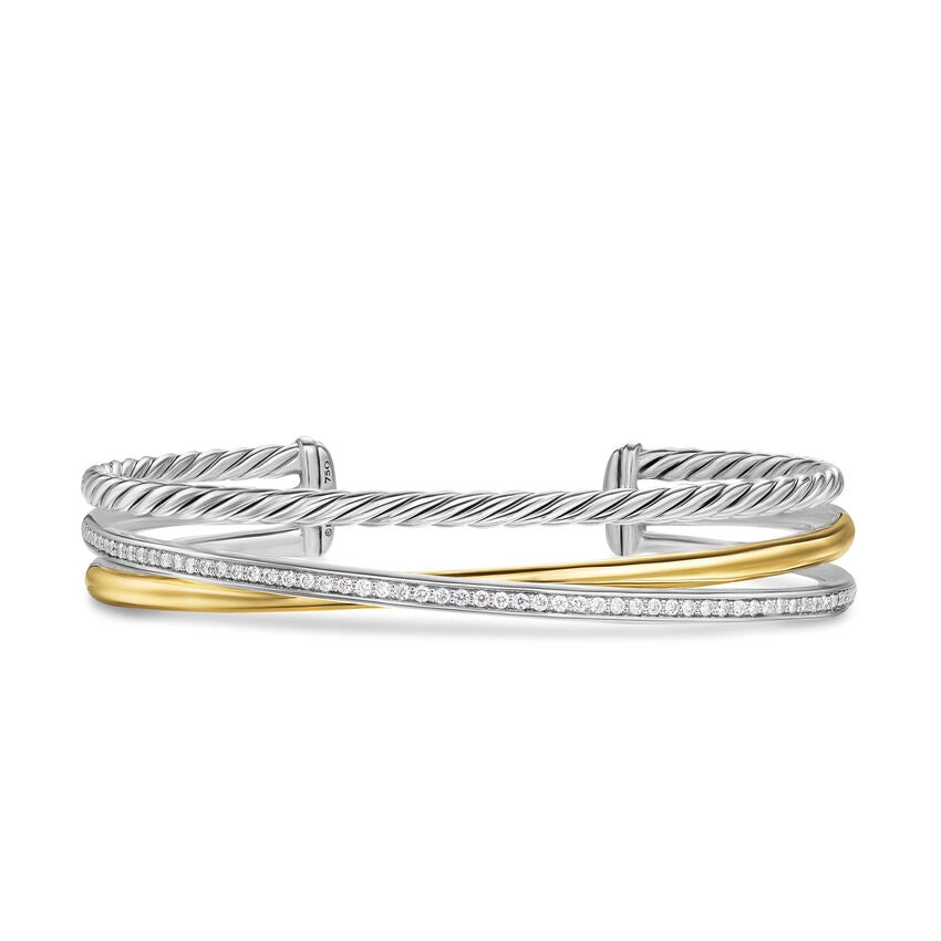 David Yurman Bracelets in Mixed Metals containing Diamond B18301DS8ADIM