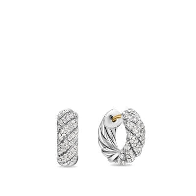 David Yurman Earrings in Silver containing Diamond E17986DSSADI