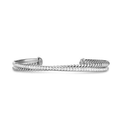 David Yurman Bracelets in Silver containing Diamond B18370DSSADIM