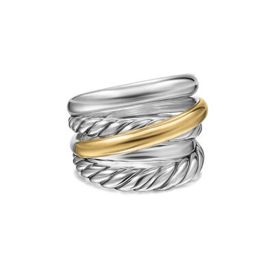 David Yurman Rings in Mixed Metals R18406S48