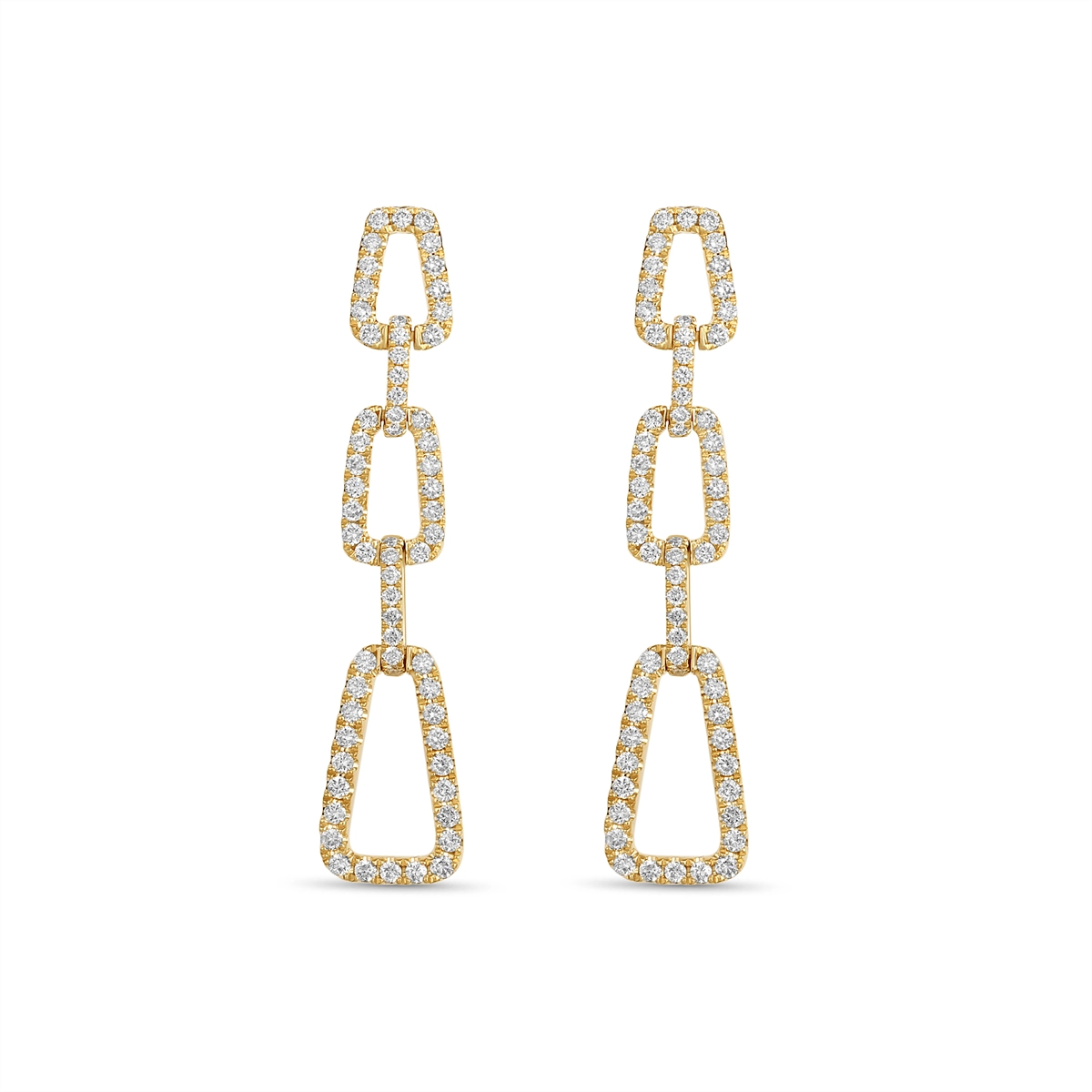 Earrings Earrings in Yellow Gold containing Diamond 440545