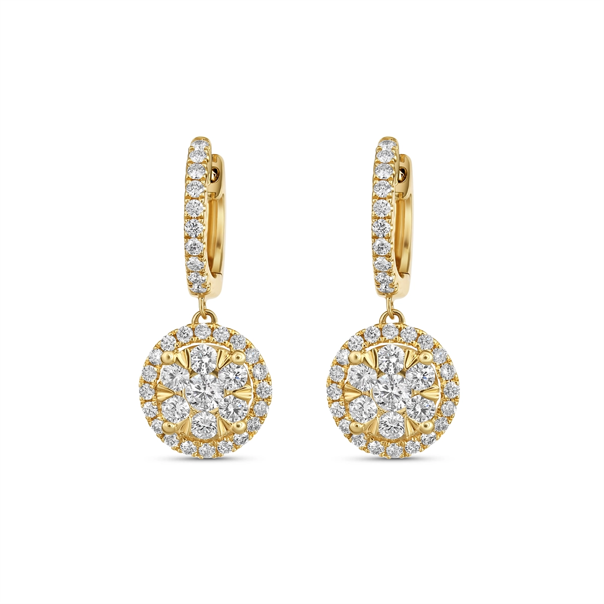 Earrings Earrings in Yellow Gold containing Diamond 440546