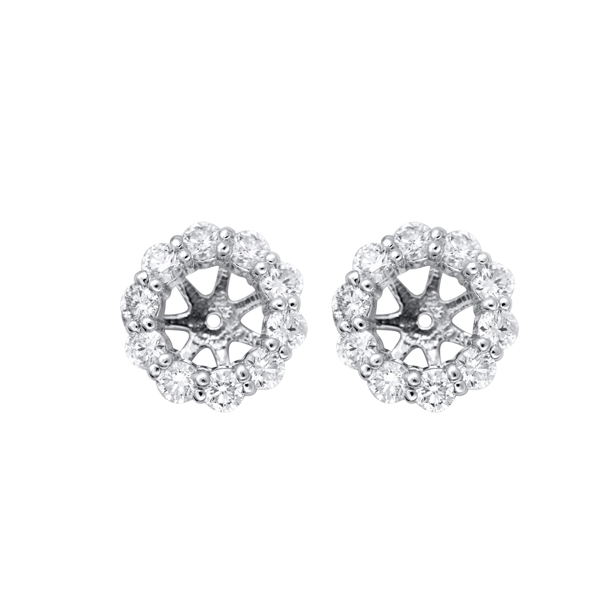 Earrings Earrings in White Gold containing Diamond 440552