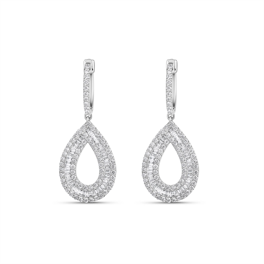 Earrings Earrings in White Gold containing Diamond 440555