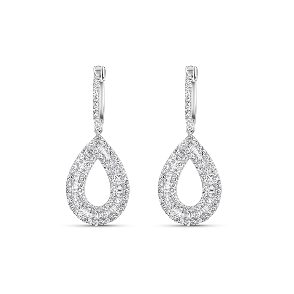Earrings Earrings in White Gold containing Diamond 440555