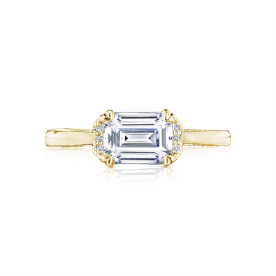 csv_image Tacori Engagement Ring in Yellow Gold containing Diamond 2654 EC 8X6 Y