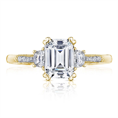 csv_image Tacori Engagement Ring in Yellow Gold containing Diamond 2659 EC 8.5X6 Y