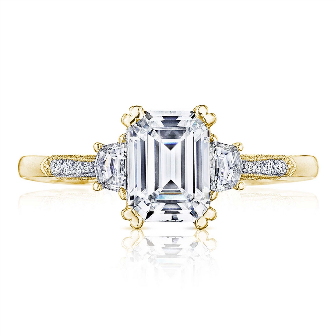 Tacori Engagement Rings in Yellow Gold containing Diamond 2659 EC 8.5X6.5 Y